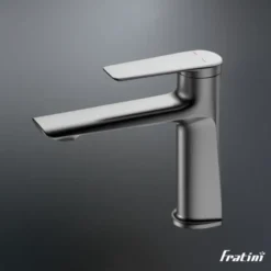 Vòi chậu rửa mặt Fratini Milano 39040159GY màu ghi