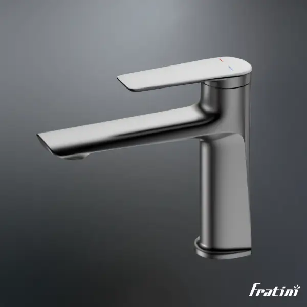 Vòi chậu rửa mặt Fratini Milano 39040159GY màu ghi
