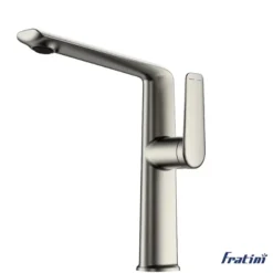 Vòi chậu rửa mặt nóng lạnh Fratini Milano 39040254 thân trung
