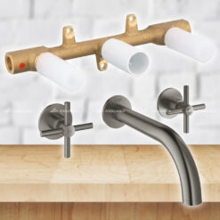 Vòi lavabo nóng lạnh âm tường Grohe 20164AL3 kèm bộ âm 29025000