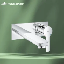 Vòi lavabo nóng lạnh 2 lỗ treo tường GROHE Lineare L 23444001