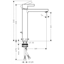 voi chau rua mat hansgrohe 31022000
