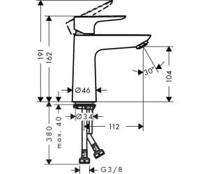 voi chau rua mat hansgrohe 71700000