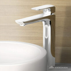 Vòi chậu lavabo nóng lạnh Kludi Ameo 412980575