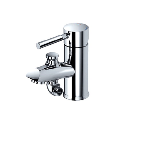 Vòi chậu rửa mặt liền sen KOSCO CO 5012 nóng lạnh 01 lỗ