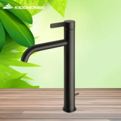 Vòi lavabo TOTO TLG11305B#MBL nóng lạnh cổ cao màu đen mờ