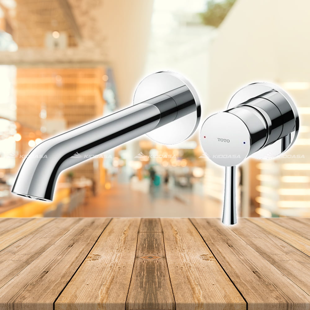 Vòi lavabo nóng lạnh gắn tường TOTO TLS02308B