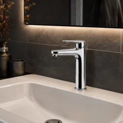 Vòi Chậu rửa mặt TOTO TLS103C0V - Thiết kế hiện đại, dáng trung - Ảnh 4