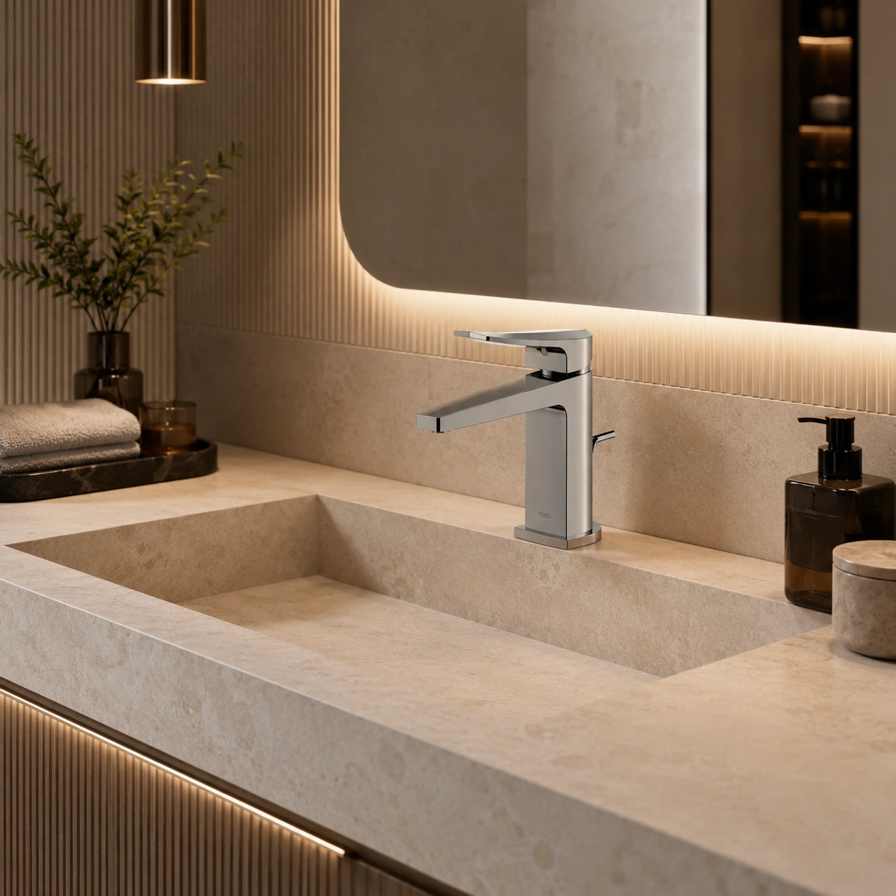 Vòi lavabo TOTO TLG163A0A – Dấu ấn lá Sakaki trong GN Series - ảnh 4