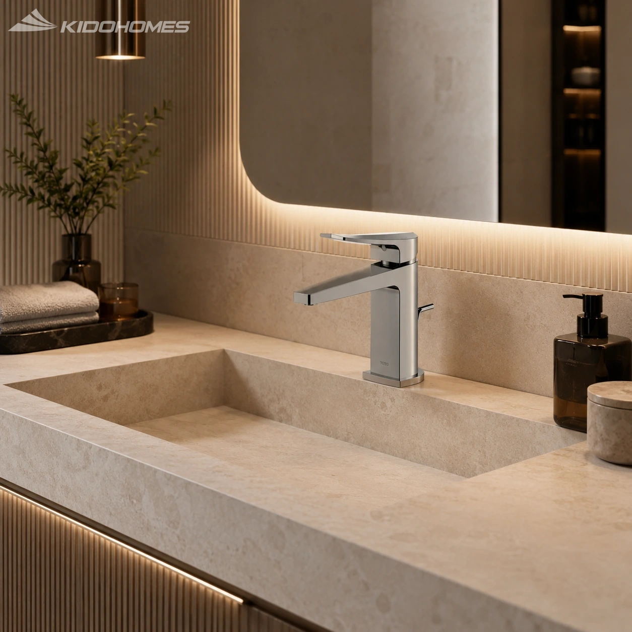 Vòi lavabo TOTO TLG163A0A – Dấu ấn lá Sakaki trong GN Series - Ảnh 5