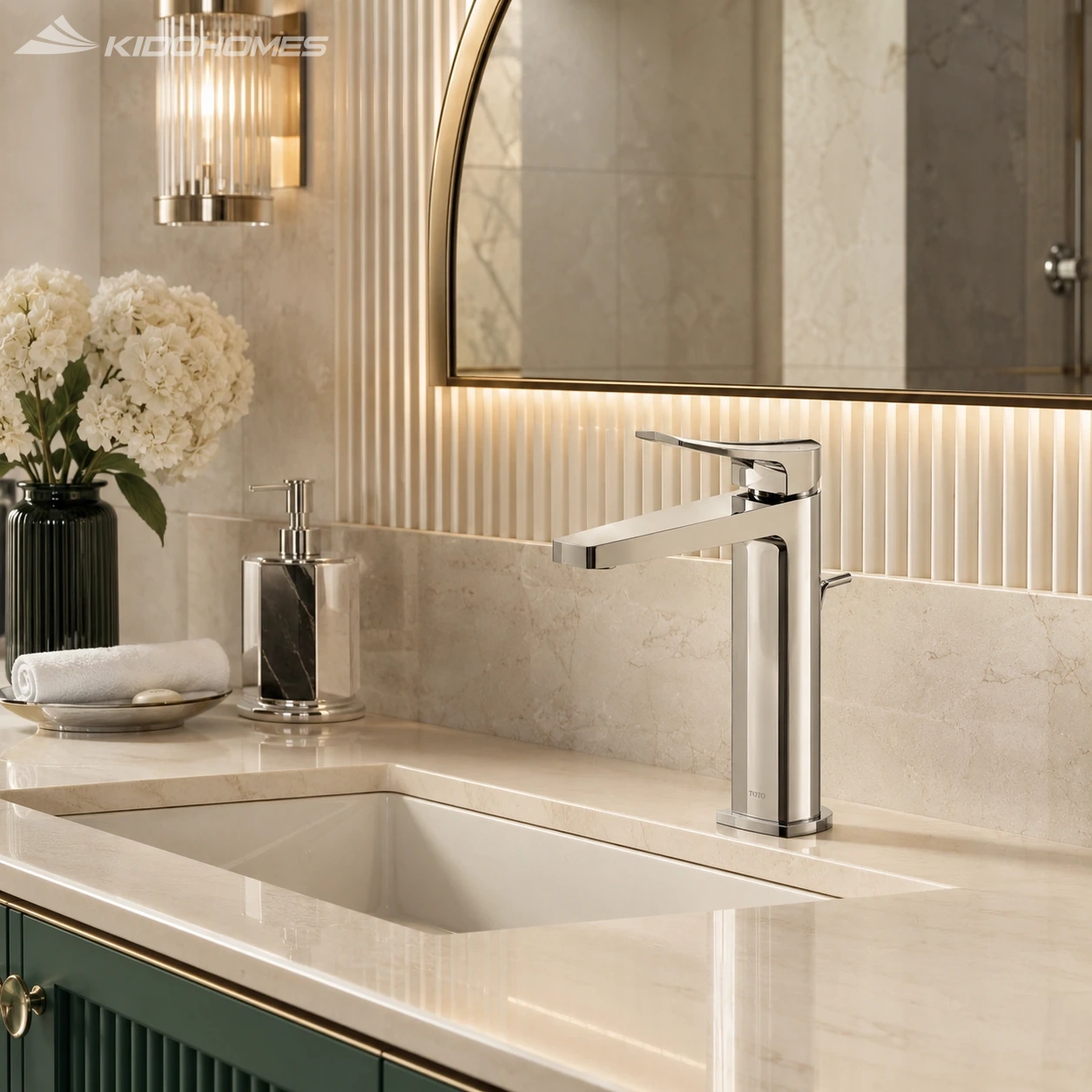 Vòi Lavabo TOTO TLG163C0A – Thân trung GN Series, cân bằng giữa thẩm mỹ và tiện dụng