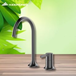 Vòi rửa mặt lắp bàn đá nóng lạnh Fratini Milano Grey model 39041722GY