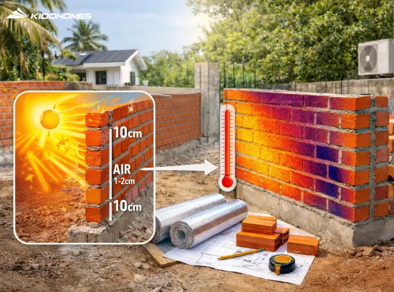 Phân tích khả năng chống nóng: Tại sao tường 20cm vẫn là "Vua"?