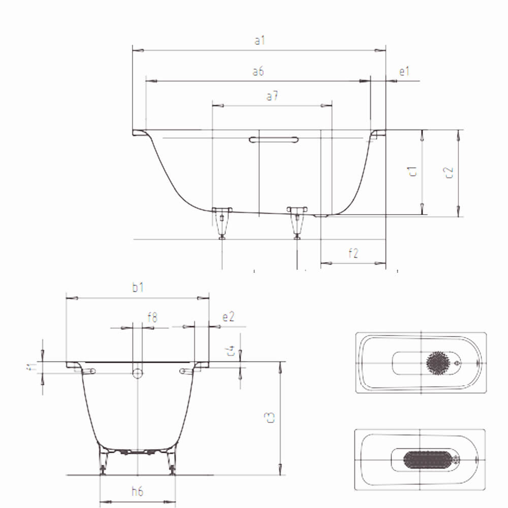 Yếm quây bồn tắm KALDEWEI TV112VW(HP) - Ảnh 3